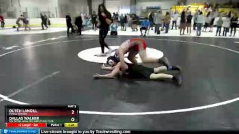 167-182 lbs Round 1 - Dallas Walker, SOLDOTNA WHALERS WRESTLING CLUB vs Dutch Langill, MATSU MATMEN