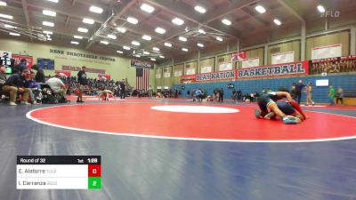 128 lbs Round Of 32 - Emmanuel, A. Alatorre, Tulare Western vs Isaias Carranza, Golden Valley