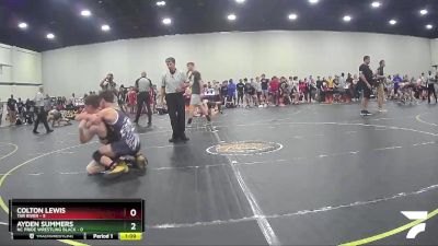 117 lbs Round 1 (4 Team) - Colton Lewis, Tar River vs Ayden Summers, NC Pride Wrestling Black