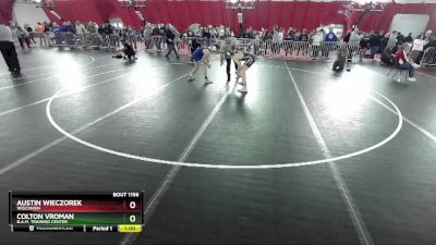 130 lbs Quarterfinal - Austin Wieczorek, Wisconsin vs Colton Vroman, B.A.M. Training Center