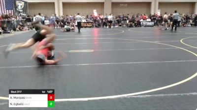 150 lbs Round Of 128 - Armando Marquez, Sunnyside WC vs Nicholas Egbalic, Gold Rush Wr Acd