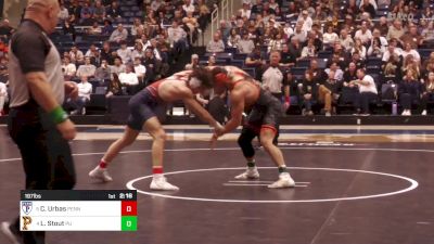 197 lbs Quarterfinal - Cole Urbas, Pennsylvania vs Luke Stout, Princeton