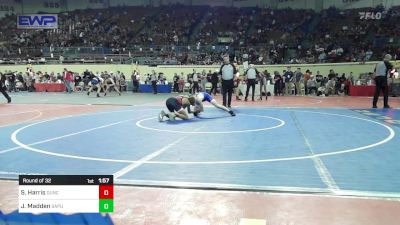 101 lbs Round Of 32 - Stevon Harris, Duncan Middle School vs Jack Madden, Sapulpa