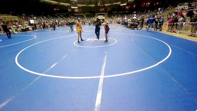 126 lbs Semifinal - Julian Parker, Blue T McLain vs Gunner Richey, Vian Wrestling Club