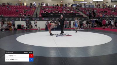 55 kg Rnd Of 32 - Justin Jones, Virginia vs Slater Hicks, Central Coast Regional Training Center