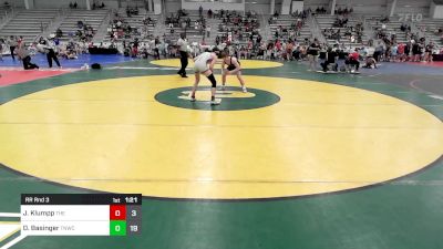 138 lbs Rr Rnd 3 - Jordan Klumpp, The Fort Hammers vs Declan Basinger, TNWC Pipa