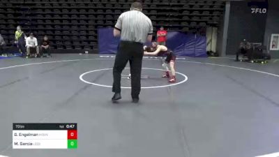 70 lbs Consi Of 4 - Gus Engelman, Mountain Top, PA vs Max Garcia, Leesburg, VA