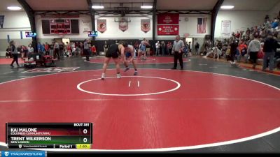 220 lbs Quarterfinal - Kai Malone, Columbus Community/WMU vs Trent Wilkerson, New London