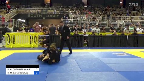KENNETH ALONSO URENA ARAYA vs KOSTAS M. SARAPNICKAS 2024 Pan Jiu Jitsu IBJJF Championship