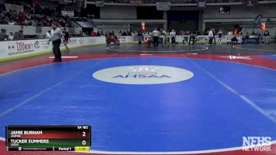 5A 182 lbs Quarterfinal - Jamie Burnam, Jasper vs Tucker Summers, Leeds