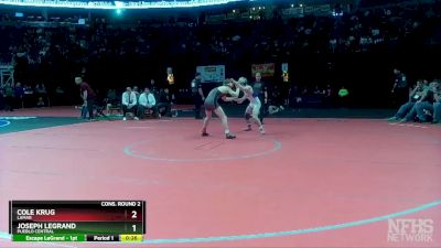 132-3A Cons. Round 2 - Cole Krug, Lamar vs Joseph LeGrand, Pueblo Central