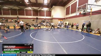 62 lbs Semifinal - Hunter Anderson, Box Elder Stingers vs Crew Dymock, Syracuse Wrestling