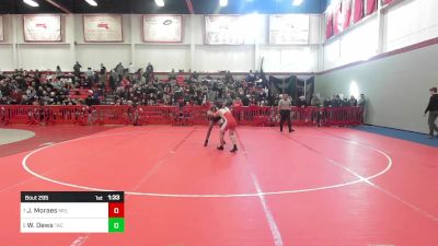 126 lbs Consi Of 4 - Johnny Moraes, Melrose vs West Dews, Taconic