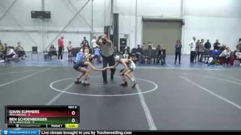 64 lbs Round 6 (8 Team) - Gavin Summers, MMA Uprising vs Ben Schoenberger, PA Alliance Blue