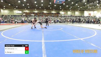 175 lbs Quarterfinal - Mason Ontiveros, Vasky Bros vs Kolby Benge, Silver State Wrestling Academy