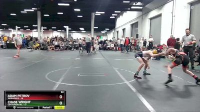 100 lbs Round 4 (8 Team) - Adam Petrov, Warhawks vs Chase Wright, Centurion WC