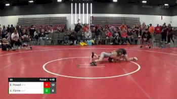 95 lbs Placement Matches (8 Team) - Xavier Flores, Indiana Outlaws vs Ethan Powell, Burnett Trained (OH)