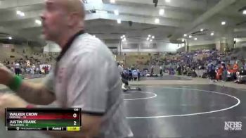 106 lbs Quarterfinals (8 Team) - Walker Crow, Fairview vs Justin Frank, Tullahoma
