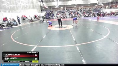 133 lbs Cons. Round 2 - Ryan Mcneel, Avila vs Thomas Gunion, Avila