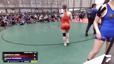 120 lbs Champ. Round 2 - Brooklyn Jones, WA vs Natalia Alvarado, WA