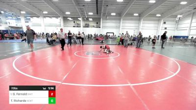 72 lbs Round Of 32 - Gavin Fernald, Smitty's Wrestling Barn vs Tyler Richards, Newtown CT