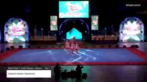 Satellite Beach Seahawks [2020 Show Cheer 1- Junior Peewee - Medium Day 1] 2020 Pop Warner National Cheer & Dance Championship