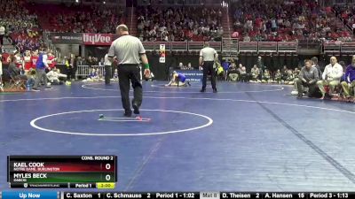 2A-113 lbs Cons. Round 2 - Myles Beck, OABCIG vs Kael Cook, Notre Dame, Burlington