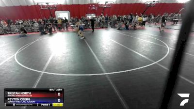 132 lbs Quarterfinal - Tristan North, Ringers Wrestling Club vs Peyton Oberg, Askren Wrestling Academy