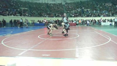 100 lbs Round Of 64 - Landon Hayes, Team Choctaw vs Gannon Wilson, Catoosa HS