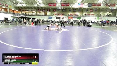 149 lbs Cons. Round 6 - Reese Jones, Life University vs Dougie Swanson, Providence (Mont.)