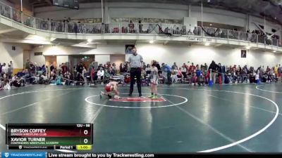 58 lbs Cons. Round 1 - Xavior Turner, Contenders Wrestling Academy vs Bryson Coffey, Dragon Wrestling Club