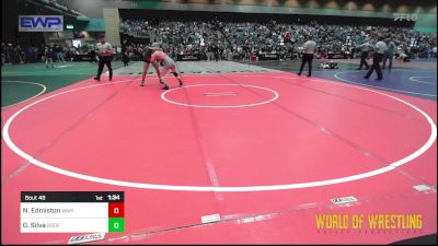 118 lbs Semifinal - Naudia Edmiston, West Albany Mat Club vs Devin Silva, Rough Rider Wrestling Club