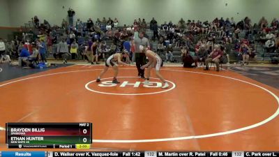 127 lbs Round 3 - Brayden Billig, Sparkman vs Ethan Hunter, New Hope HS