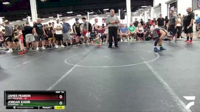 100 lbs Round 3 (4 Team) - Jordan Kadir, Scorpions vs James Fearon, Mat Troopers