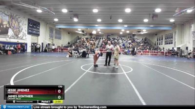 170 lbs Champ. Round 1 - James Gonthier, Laguna Hills vs Jesse Jimenez, Montclair