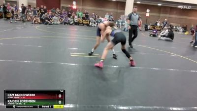 115 lbs Round 1 (4 Team) - Cam Underwood, Steel Valley vs Kaiden Sorensen, Arlington WC