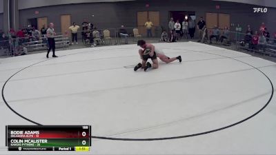 168 lbs Round 4 (8 Team) - Colin McAlister, Kansas Pythons vs Bodie Adams, Oklahoma Elite