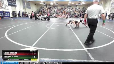 160 lbs Cons. Round 4 - Jesse Jimenez, Centennial-Corona vs Michael Caico, Servite