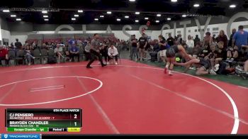 139 lbs Placement Matches (8 Team) - Brayden Chandler, Minions Black (GA) vs CJ Pensiero, Roundtree Wrestling Academy