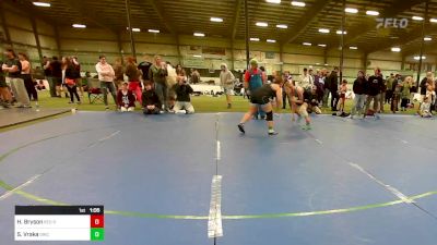 145 lbs Rr Rnd 2 - Hannah Bryson, Red Roots Wrestling Club vs Sofia Vraka, Doughboys