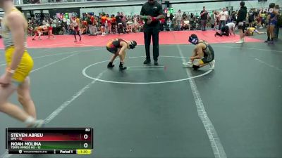 80 lbs Round 8 (10 Team) - Noah Molina, Terps Xpress MS vs Steven Abreu, GPS