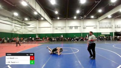 110 lbs Round Of 32 - Jared Hood, Ponaganset vs Matthew Tucci, Bayport-bluepoint