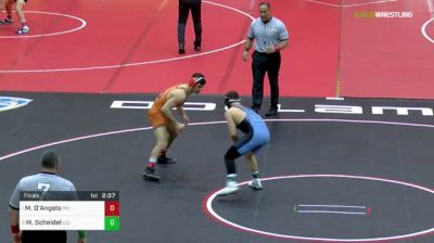 157 lbs Final - Mike D'Angelo, Princeton vs Markus Scheidel, Columbia