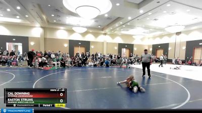 48 lbs Round 3 - Cal Downing, Wyoming Underground vs Easton Struhs, Warrior Wrestling Club