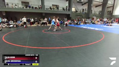 138 lbs Champ. Round 2 - Talin Kerr, WA vs Devin Grossman, MT