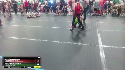 88 lbs Round 7 (10 Team) - Mason Mattevi, Finger Lakes Elite Black vs Fischer Harvey, Full Circle