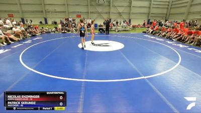 113 lbs Quarters & 1st Wb (16 Team) - Nicolas Enzminger, North Dakota Blue vs Patrick Skrundz, Wisconsin