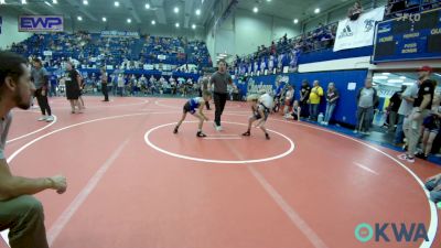 55 lbs Rr Rnd 3 - Jax Soergel, Choctaw Ironman Youth Wrestling vs Colten Sumrall, Harrah Little League Wrestling