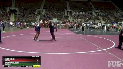 7A 285 lbs Semifinal - Jacob Wilson, Baker HS vs Kyle King, Auburn