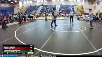 285 lbs Round 6 (8 Team) - Marquise Williams, Free-Buch-Creek #2 vs Elijah Abreu, Team Osceola